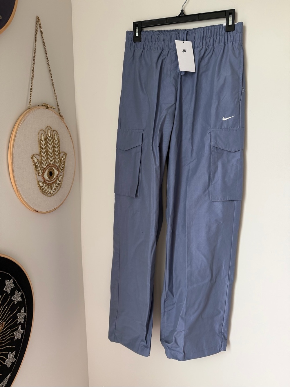 Slate Blue Cargo Pants